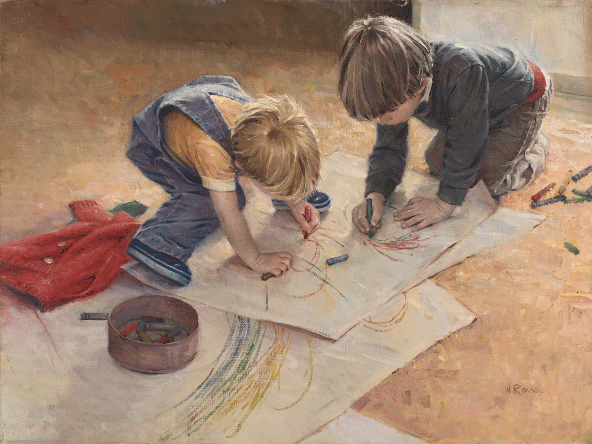 Peter and Mark Drawing