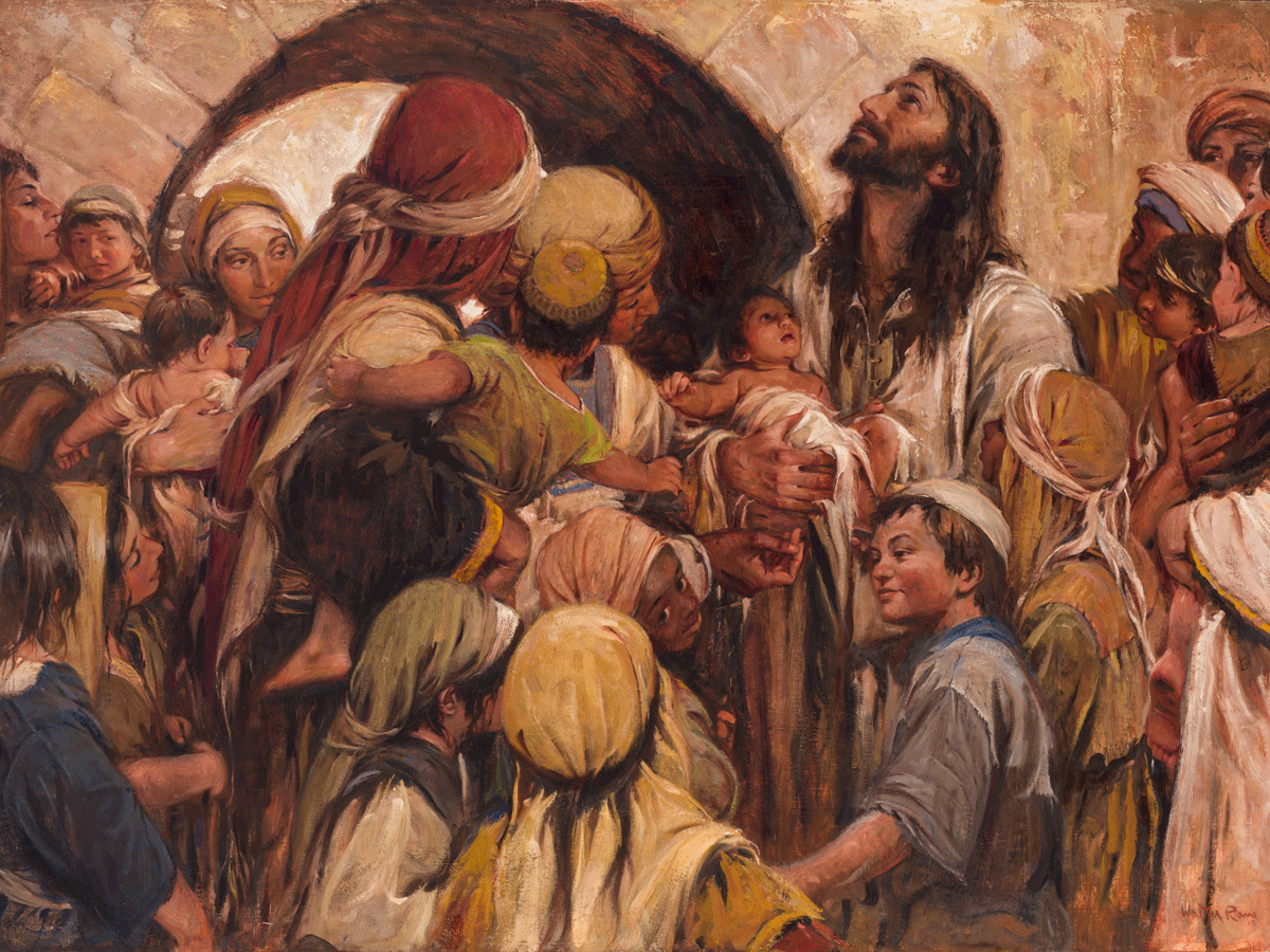 Christ and the Children – Walter Rane Prints