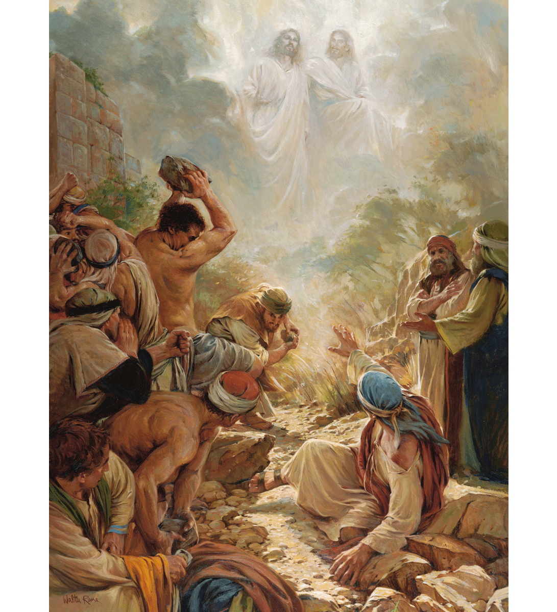 I Saw the Son of Man Standing on the Right Hand of God – Walter Rane Prints