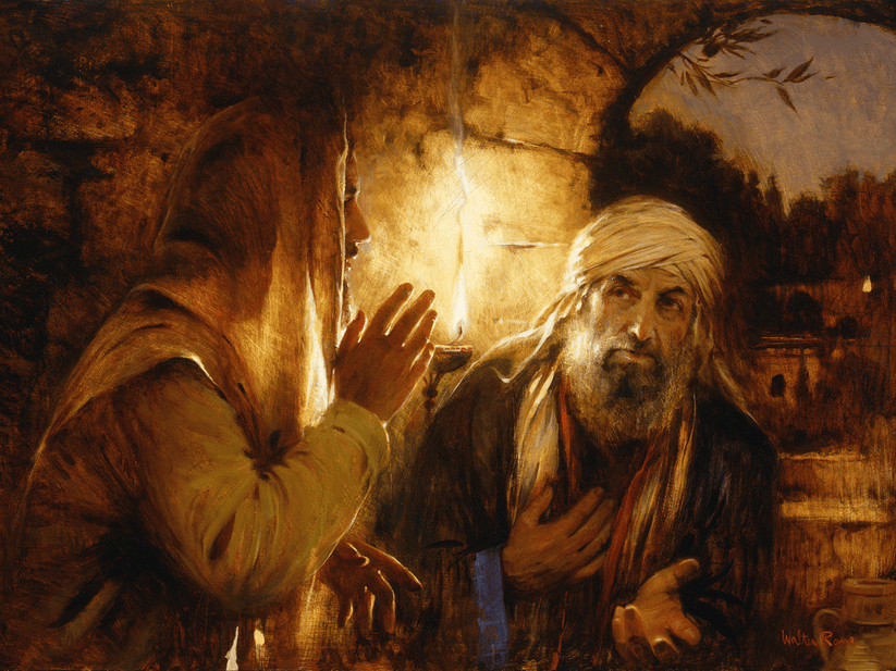 Nicodemus Came to Jesus by Night – Walter Rane Prints